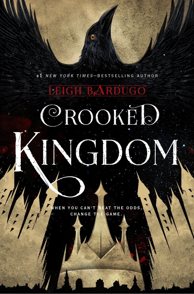 The book cover for Crooked Kingdom by Leigh Bardugo. 
